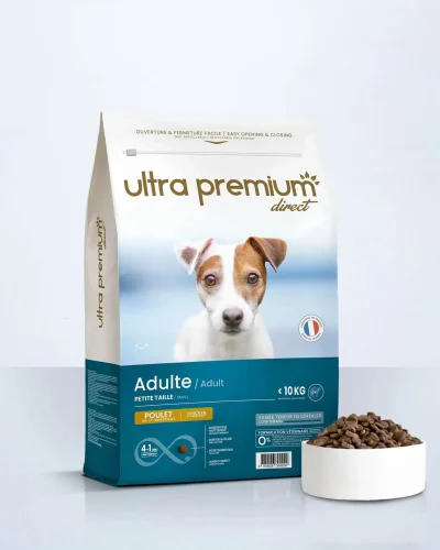 Ultra Premium   Chien adulte de petite taille +10 kg Croquettes super premium 4kg | 8 kg