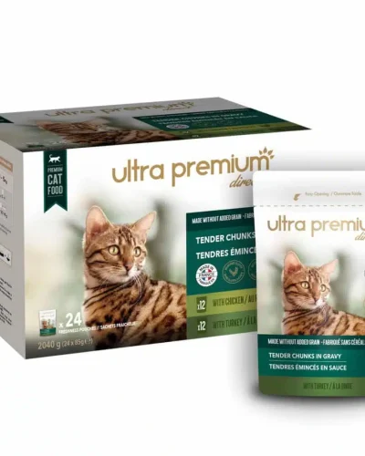 Tendres émincés en sauce – Poulet et dinde Sans céréales