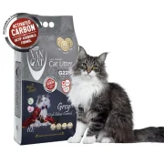 Litière pour chats gris VanCat avec charbon actif 10L