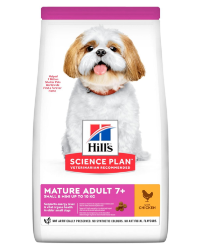 Hill’s Science Plan Small & Mini Mature Adult 7+ Dog Food With Chicken (3kg)