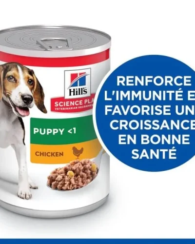 Hill’s Science Plan Aliment pour chiot au poulet 370g
