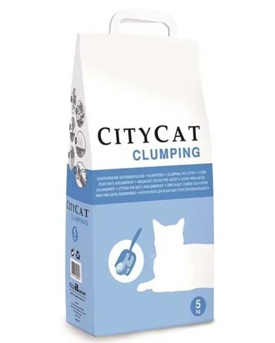 Litière pour chat agglomérant Clumping 5kg – CITYCAT