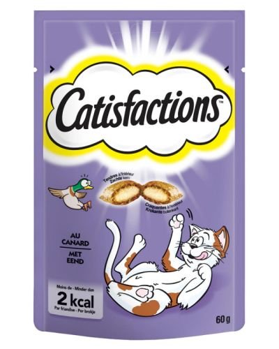 Friandise Catisfactions pour chat au poulet 60G
