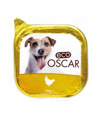 ECO OSCAR – PÂTÉ EN BARQUETTE AU POULET POUR CHIEN300G