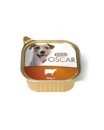 ECO OSCAR – PÂTÉ EN BARQUETTE AU BOEUF POUR CHIEN-300G