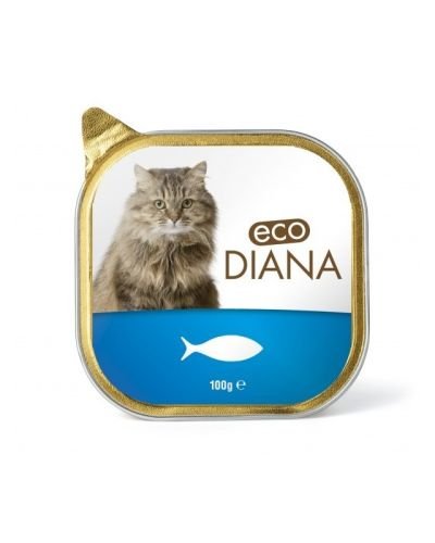 ECO DIANA – PÂTÉ EN BARQUETTE AU POISSON POUR CHAT – 100G