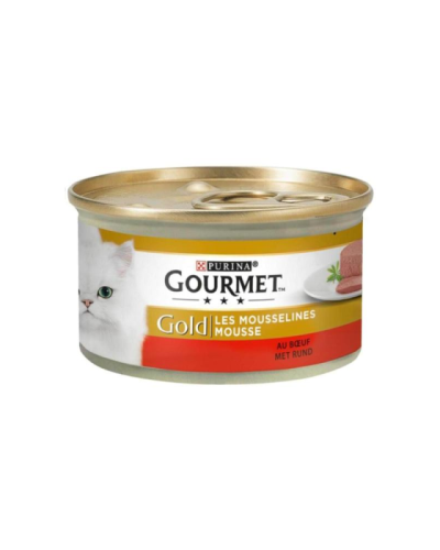 PURINA – GOURMET GOLD MOUSSELINES AU BOEUF 85G