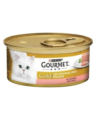 PURINA – GOURMET GOLD MOUSSELINE AU SAUMON 85G