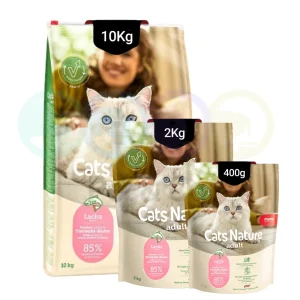 Croquettes Mera pour chats au saumon 10 KG